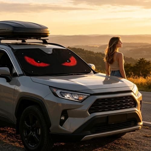 Windshield Sun Shade Evil Eye Car Glass Summer Sun Shade — view 2