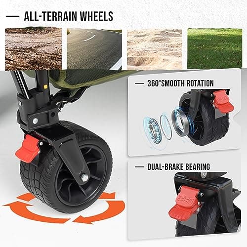 Overmont 400L Double Decker Folding Wagon – Heavy‑Duty — view 5