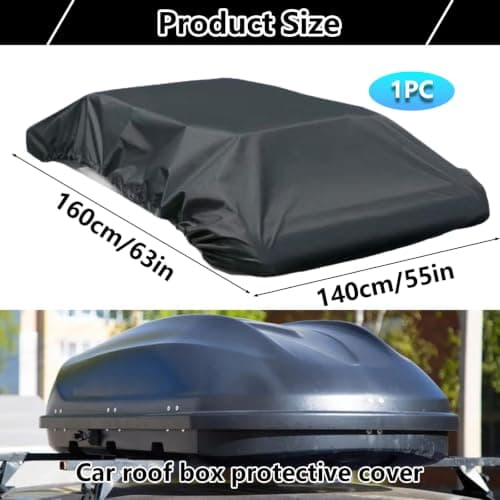 Icetop Roof Box Cover, 1.6m x 1.45m Heavy-Duty Universal Fit for Car Top — view 2