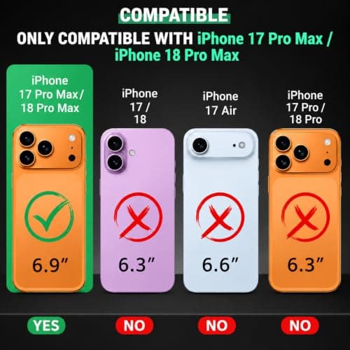 For iPhone 18/17 Pro Max Case Clear Compatible with MagSafe Rose Gold — view 2