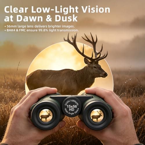 Aurosports 15x56 Binoculars for Adults High Power — view 3