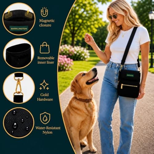 Barklington® 3-in-1 Dog Treat Pouch for Walking & Training — view 3