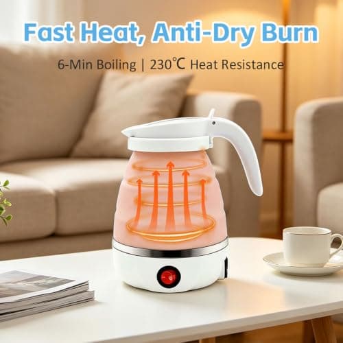 Travel Kettle Electric Foldable Camping Kettle Collapsible Kettle — view 3