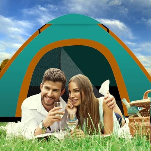 URPRO Portable Camping Tent, 2 Person Lightweight Tent, Waterproof Windproof, UV Protection, Perfect for Beach, Outdoor, traveling, hiking, camping, hunting, fishing — view 6