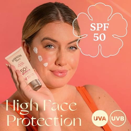 Hawaiian Tropic Glowing Protection Face Cream Lotion - SPF 50-50ml — view 3