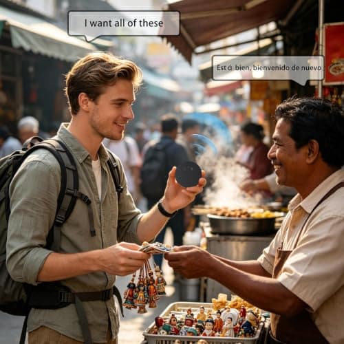Uomianty Language Translator Device Real-time Smart Communication Assistant — view 3