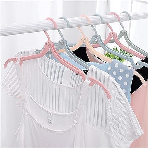 12pcs Folding Clothes Hangers, LOMYLM Travel Hangers Foldable — view 4