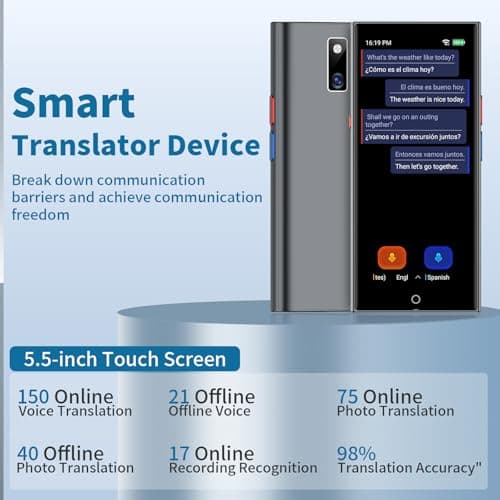 PEDNRJFT Language Translator Device,2026 Upgraded No WiFi Needed — view 3