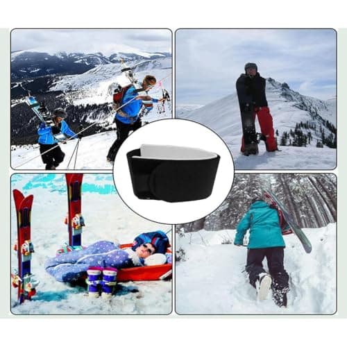 Ski Straps 4pc | Adjustable EVA Padded Fastener Wraps | Winter Sports — view 4