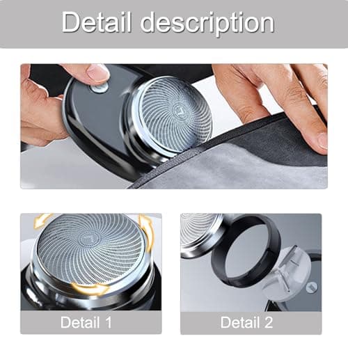 Portable Men's Electric Shaver With Quick Charging USB Rechargeable Shaver Precise Trimmer Grooming Tool For Men — view 3