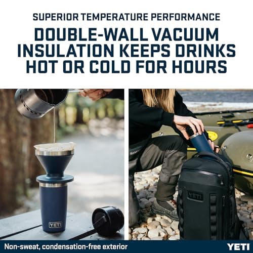 YETI Rambler 12 oz (355ml) Travel Bottle, Navy — view 4