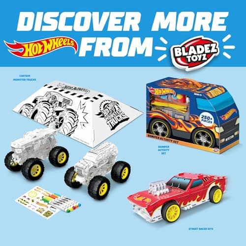 Hot Wheels Licenced Sticker Craft Activity Set, 40 Pieces, Age 3+ - 6 Pack — view 6