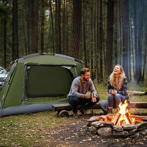Night Cat 1 Man Camping Tent: Waterproof PU3000mm Tent 2.26kg for Hiking — view 6