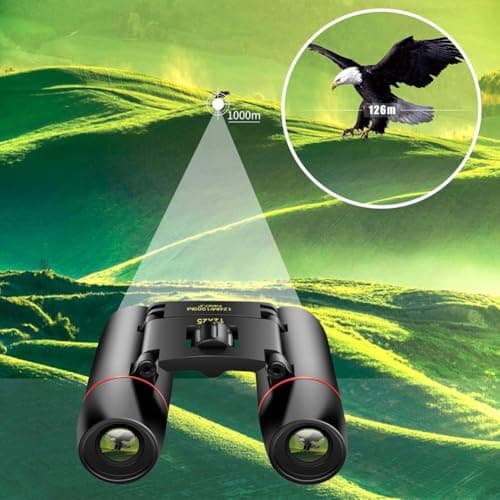 Wesafrae Compact 12X25 Small Pocket Binoculars Adults, Kids Binoculars for Boys for Bird Watching, Concert Theater Opera — view 2