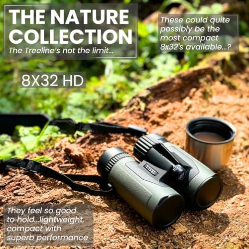 PURSUAL 8x32 Compact Binoculars for Adults High Power for Bird Watching, Hiking, Hunting, Concerts, Travel & Outdoor Adventures. Lightweight & Waterproof providing Crisp, Clear & Bright Images — view 2