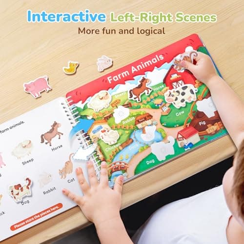 JoyCat Busy Book for Toddlers 3-5, Preschool Learning Activities 15 Themes — view 4