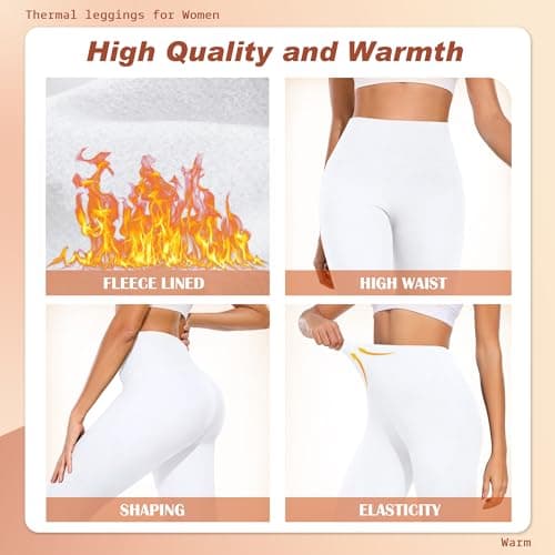 Thermal Leggings Women Fleece Lined Tights Yoga Pants Winter Warm Leggins — view 3