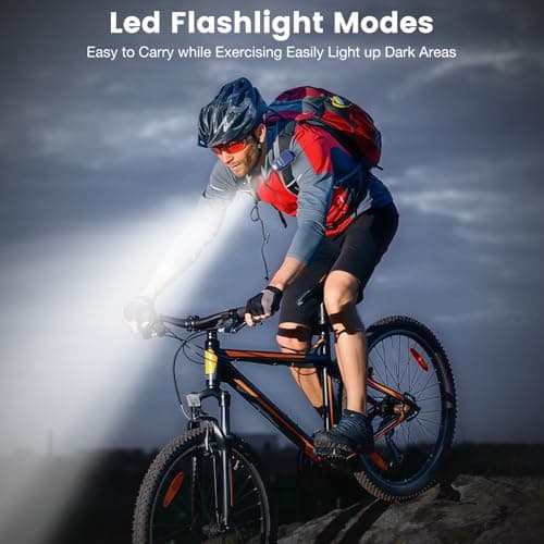 Wearable Bluetooth Speaker, Clip-On Portable Speaker with Built-in Mics Hands-Free Music and Calls for Hiking/Biking, Portable Bluetooth Speakers with LED Light, 15H Battery Life Speakers(Blue) — view 4