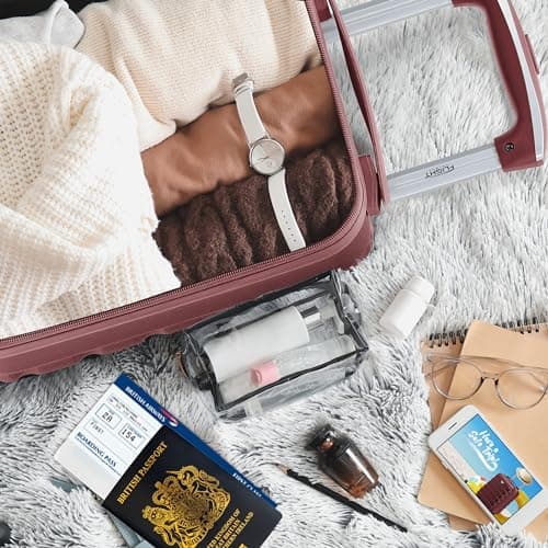 Flight Knight 40x20x25 Ryanair Underseat Cabin Bag, Lightweight Suitcase, Small Durable 4-Wheel Cabin Case, Maximum Carry-On Size, ABS Hard Shell, 10kg Hand Luggage Bag- 40 x 20 x 25 — view 6