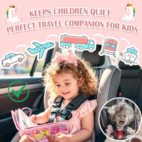 Busy Book, Busy Board for Toddler, Montessori Toys, Toddler Travel Toys — view 4