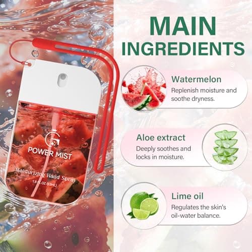 Hand Sanitiser Spray – Watermelon Moisturising Hand Sanitizer, 53ml 2Pack — view 4