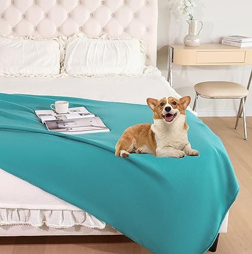 Fleece Blanket Throw 6 Pack Soft Kid Blanket Cozy Lightweight for Couch Bed Travel Throw Blanket Bulk Pet Blanket Warm Blanket Fleece Fabric Picnic Garden Solid for Home Sofa 125 X 150 CM Assorted — view 6