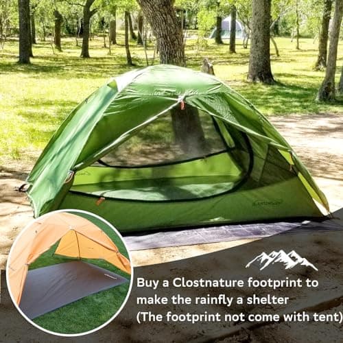 Clostnature Lightweight Camping Tent - Compact Waterproof 2 Man Tent — view 4