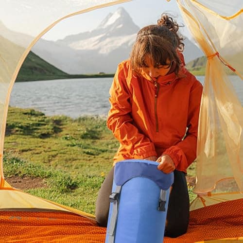 Adjustable Compression Bags for Storage Camping Stuff Sacks | Practical Sleeping Bag Stuff Sack Sleeping Bag Storage Sack for Clothes Blanket Pillow — view 2
