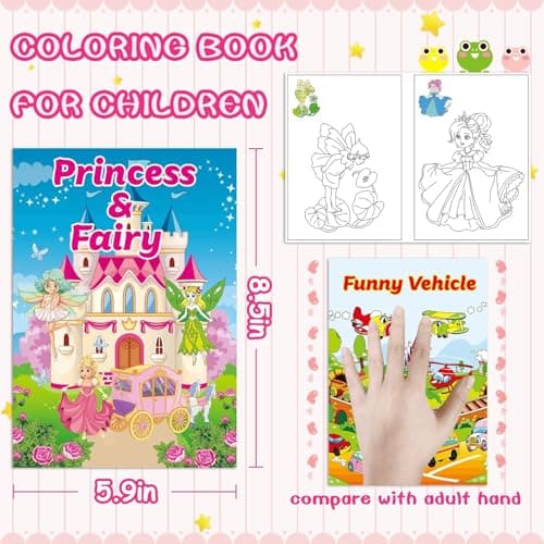 Kalysky 15 Pack Colouring Books for Children, A5 Kids Colouring Books — view 5