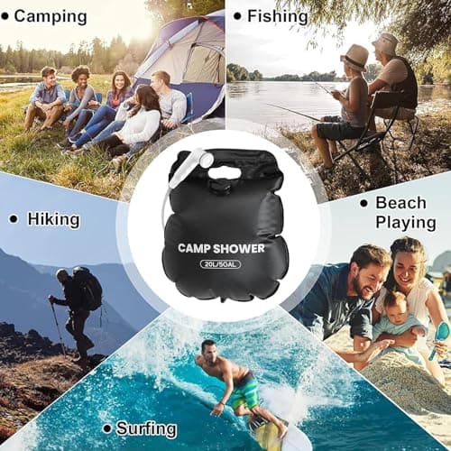 Camping Shower Bag Outdoor Bath Set 20 L — view 5
