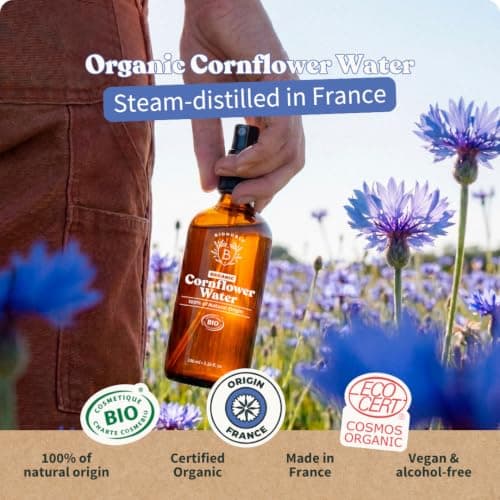 BIONOBLE Organic Cornflower Water - Puffiness, Dark Circles, Face - 100ml — view 4