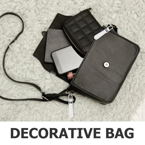 TEHAUX 10pcs Zipper Puller Replacement Kit with Detachable Pu Leather Handles and Zinc Alloy Tabs for Easy DIY Repair of Purses and Suitcases, Featuring Comfortable Grip and Effortless — view 3