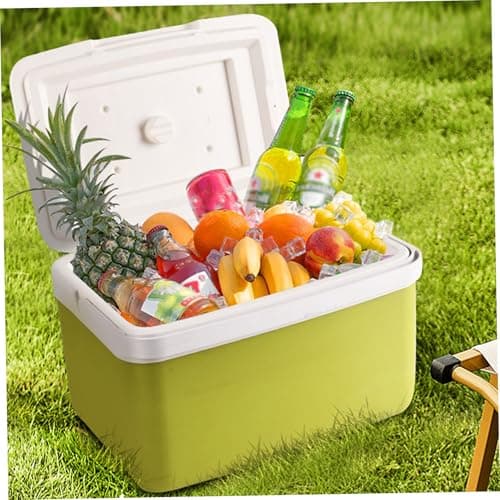 Insulated Cooler, Portable Cooler, 6L Small with Ice Pack Insulated for Picnics, Beach, Travel & Car, Leak-Proof Food-Grade Small Ice Chest (Green) — view 4