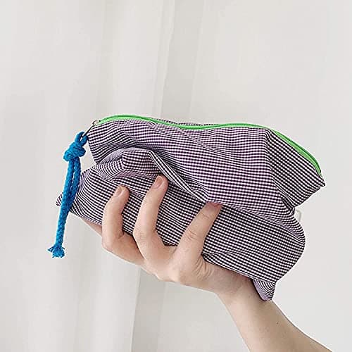 FIYUK 3PCS Makeup Bag Portable Pouch Purse Bag Travel Cosmetic Storage Organizer Lightweight for Women — view 3