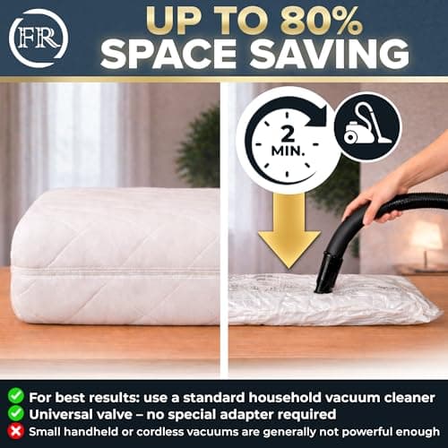 Mattress Vacuum Bag for Foam, Gel, Latex-Mattress up to 200×160cm (79”×63”) — view 2