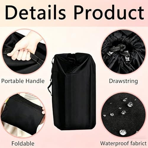 Moxychrony Stroller Bag for Airplane, Large Capacity Pram Travel Bag — view 3
