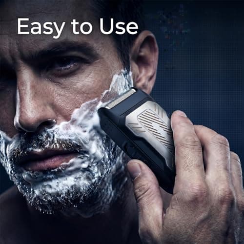 Foil Shaver with Pop Up Trimmer,Electric Razor for Men,Mini Shavers for Men Waterproof,Beard Trimmer for Men,Travel Razors Trimmer Wet & Dry (Silver) — view 5