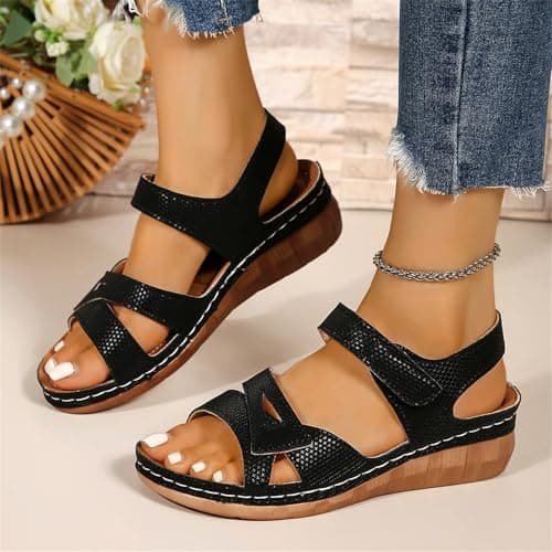 Womens Plantar Fasciitis Orthotic Sandals with Arch Support — view 2