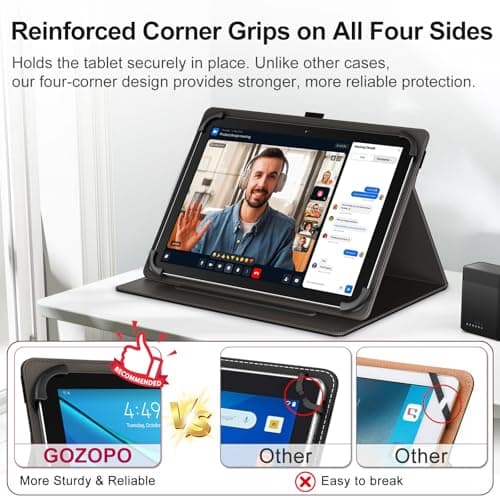 GOZOPO Universal Case for 10.1 inch Tablet/Android 16 Tablet 11 inch — view 3