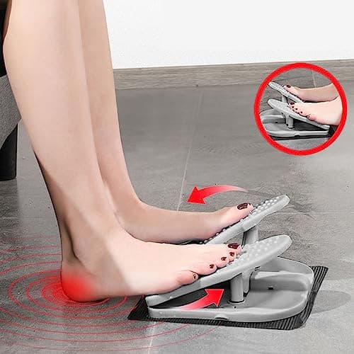 ICRPSTU Foldable and Quiet Mini Stepper Trainer: Upgraded Leg Exerciser, Foot Stepper Machine for Effective Under Desk Workout (Free Size), ICRPSTUkh7bdo9nc1-11 — view 2