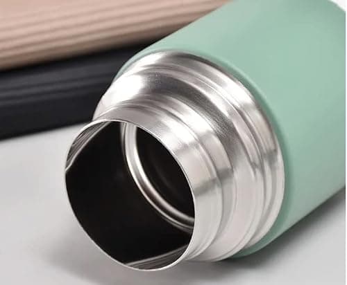 Modern Travel Thermal Flask Set - Flask set Stainless Steel Vacuum Insulated Bottle with Extra 2 Cup for Hot and Cold Drink (Green) — view 4