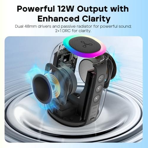 Tribit StormBox Mini+ Portable Bluetooth Speaker, 12W 360° Surround Sound — view 5