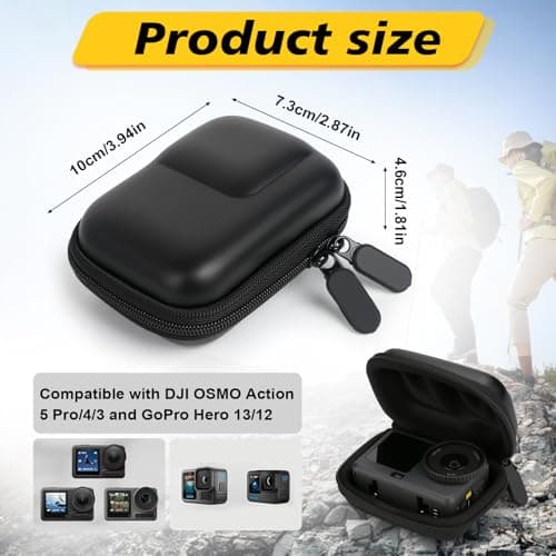 Mini Bag Case for DJI OSMO Action 5 Pro/4/3 Camera Hard Shell Carrying Case — view 2