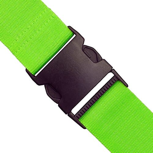 CampTeck U6746 Long Travel Luggage Straps Adjustable Suitcase Safety Belts– Green, 1 Pair — view 4