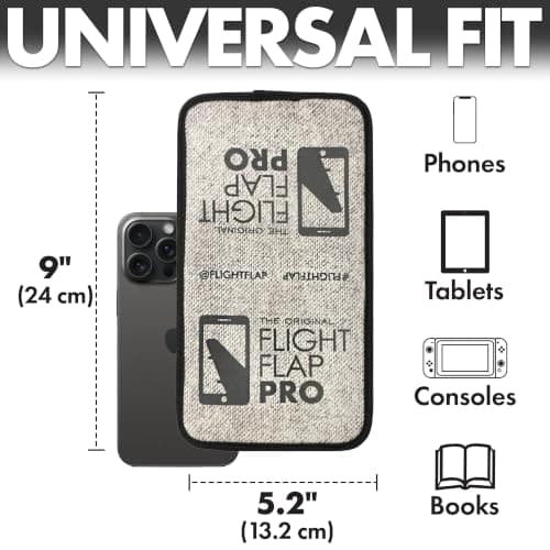 Flight Flap Phone Airplane Phone Holder, Foldable Cell Phone Stand Desk – Flexible Tablet and iPhone Holder for Bed, Desk, Office, Treadmill – Mobile Stand Phone Accessories, Plane Travel Essentials — view 5