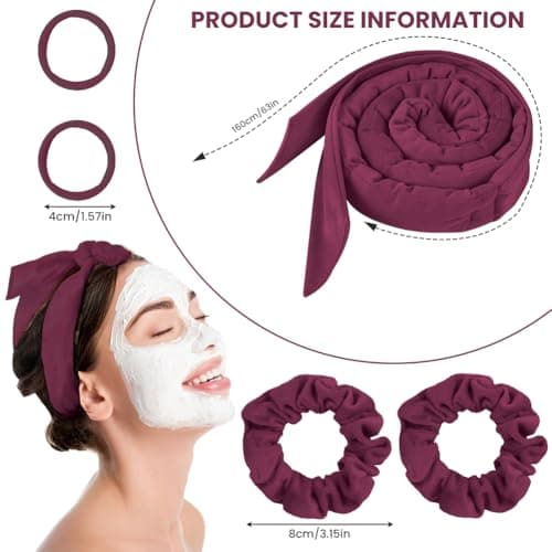 BUTBU Heatless Curlers Headband, 5PCS No Heat Hair-Curlers and Rollers — view 2