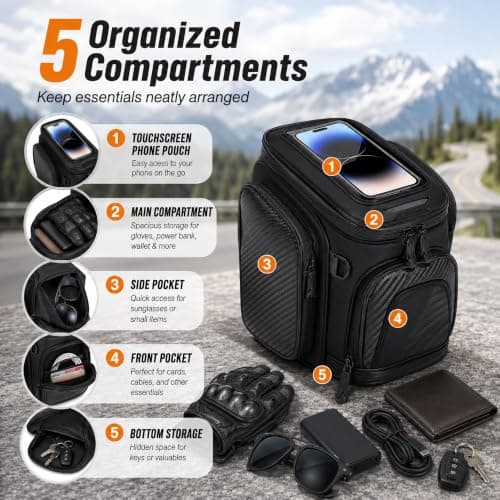 Motorcycle Tank Bag for Aprilia RS 660 Limited Edition 2020-2026 — view 5