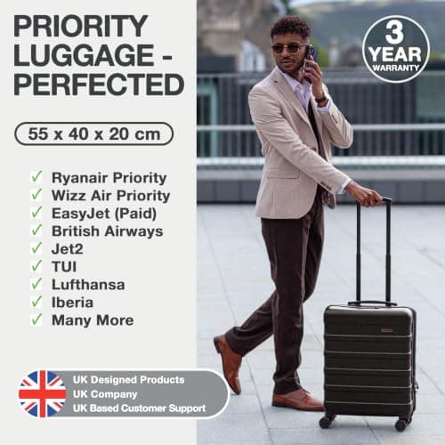 Cabin Max Cabin Suitcase Large for Ryanair, Easyjet 55x40x20 Hand Luggage — view 3