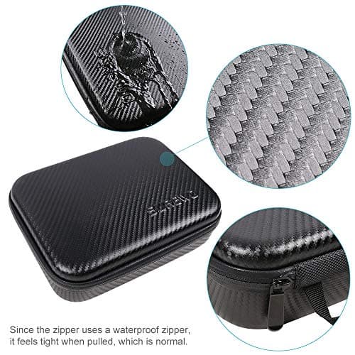 SUREWO Surface-Waterproof Carrying Case Compatible with GoPro Hero 13/12/11/10/9/8/7/(2018)/6/5 Black,Session 5/4,AKASO/Campark/YI Action Camera and More (Medium) — view 4