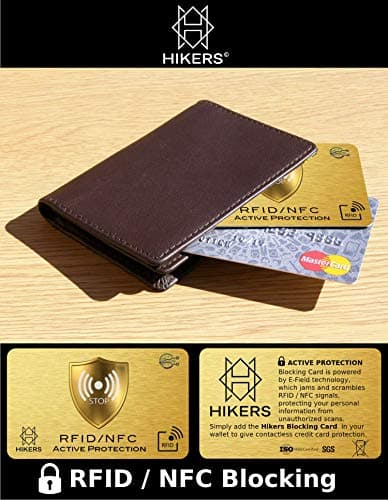 RFID/NFC Blocking Card - Signal Blocker, Contactless Cards Protection - 1 Card Protects Your Entire Wallet - No Fiddly Sleeves - Wallets & Clip Holders, Walletguard - Safeguard Antispying Safety — view 2